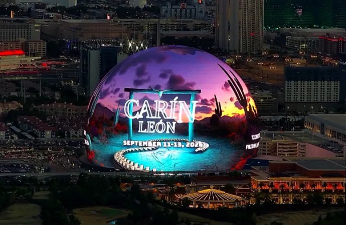 Carín León será el primer latino en la “Sphere” de Las Vegas: así son los paquetes y costos para vivir la experiencia en 2026