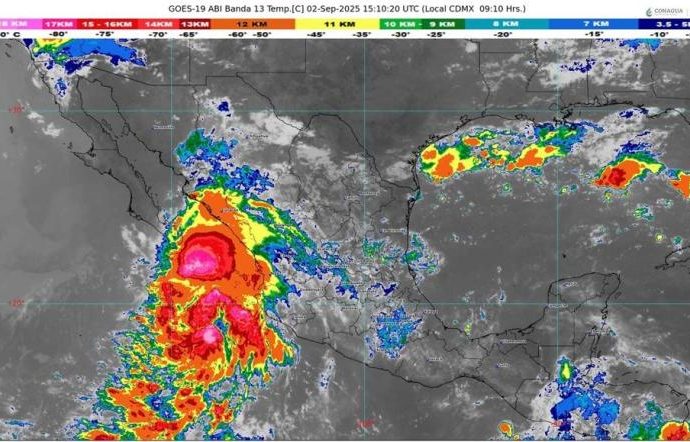 Advierten por efectos de tormenta tropical Lorena a Sonora