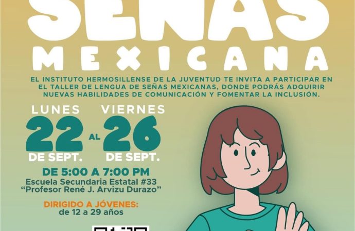 Invita IHJ a taller gratuito de Lengua de Señas Mexicanas