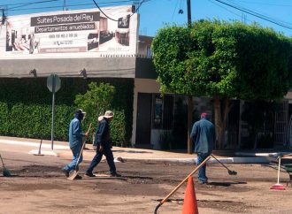 Continúa Ayuntamiento de Cajeme atendiendo el problema de los baches