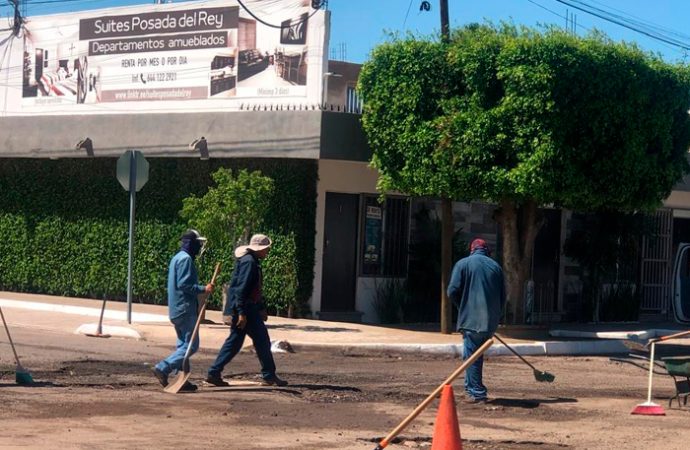 Continúa Ayuntamiento de Cajeme atendiendo el problema de los baches