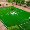Inauguran en Villa Merlot nueva cancha de fútbol con pasto sintético gracias a esfuerzo conjunto