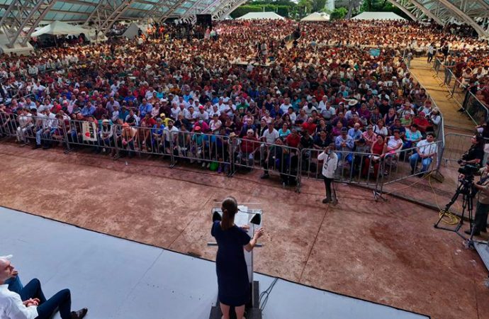 Récord histórico: Presidenta Sheinbaum reúne en un día a 72 mil personas en Chiapas, Tabasco y Campeche