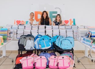 Cientos de niñas y niños de Hermosillo contarán con útiles escolares gracias al programa “Dando y Dando”