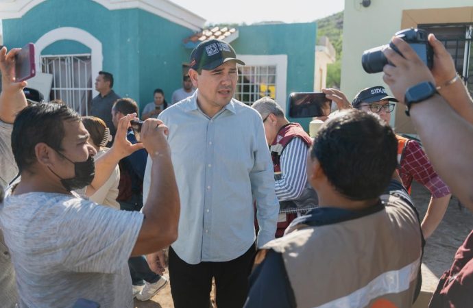 Gobierno de Sonora realiza recorridos para evaluar daños en Guaymas por lluvias intensas