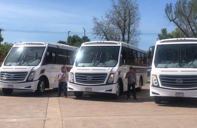 Mejorará el servicio de transporte con llegada de nuevas unidades