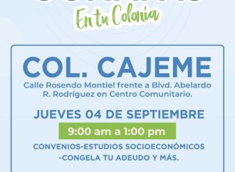 OOMAPASC lleva su módulo móvil a la colonia Cajeme