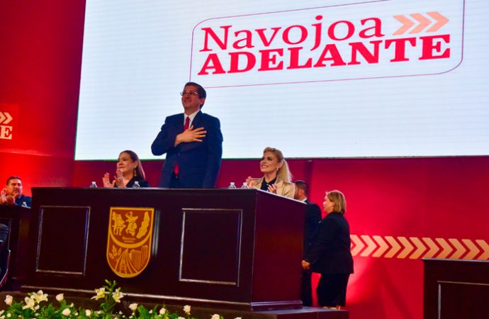Navojoa está de pie y no se rinde: Jorge Elías Retes presenta informe con resultados
