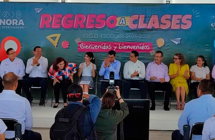 Arranca ciclo escolar 2025-2026 en Sonora con más de 440 mil estudiantes