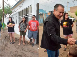 Astiazarán supervisa apoyo a familias afectadas por lluvias en La Caridad