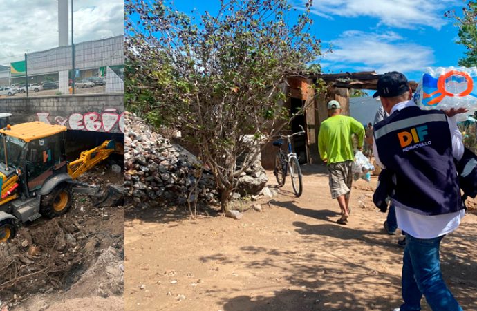 Mantiene Ayuntamiento de Hermosillo atención en zona urbana y rural ante recientes lluvias