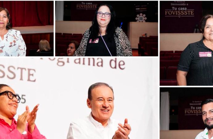Beneficiarios agradecen a gobernador Durazo por entrega de escrituras que dan certeza a su patrimonio