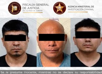 FGJES ejecuta tres órdenes de aprehensión por reclusión contra presuntos homicidas en Ciudad Obregón