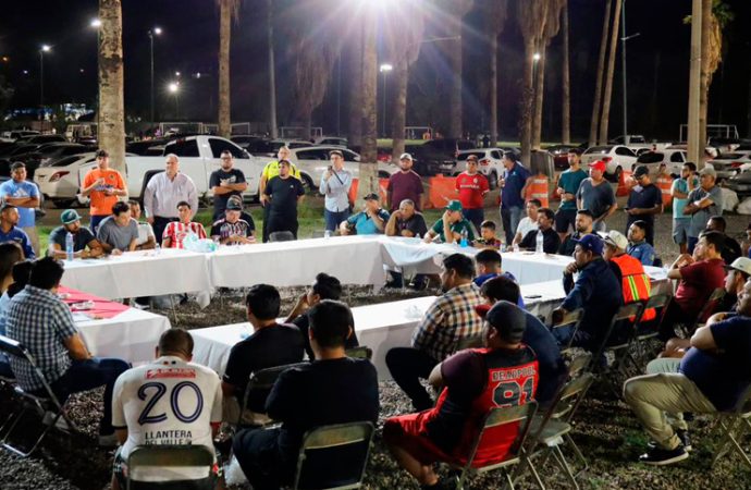 Gobernador Durazo impulsa modernización de espacios deportivos con rehabilitación de Unidad Deportiva La Sauceda