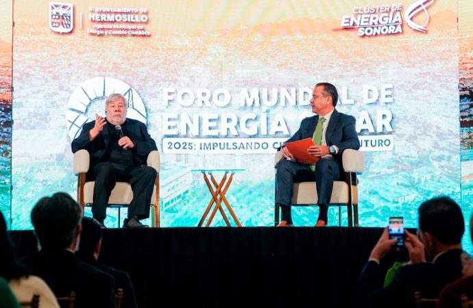 Inauguran en Hermosillo Foro Mundial de Energía Solar 2025 con Steve Wozniak como expositor
