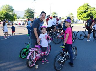 Familias de Cajeme disfrutan de una nueva edición de “Domingueando en Bici y +”