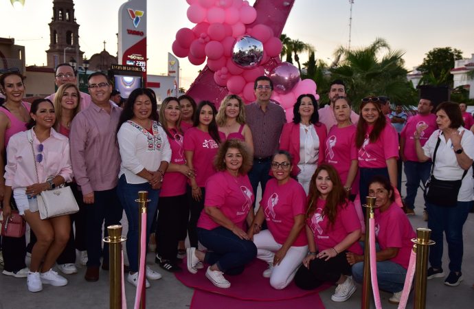 Unidad y esperanza marcan la caravana rosa encabezada por el alcalde Jorge Alberto Elías Retes