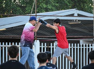 Realizan clase comunitaria “Boxeando por la Paz” en la colonia Primero de Mayo