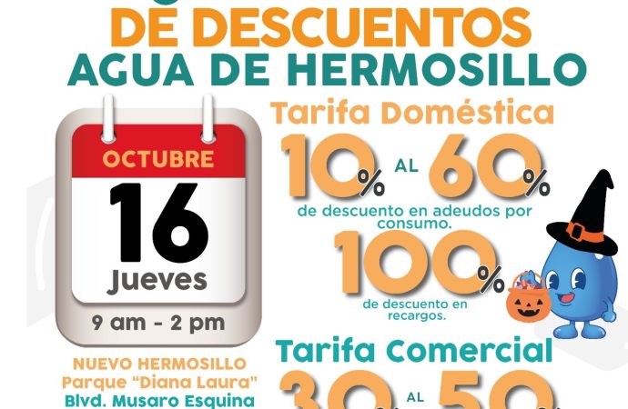Invita Agua de Hermosillo a jornada de descuentos en la colonia Nuevo Hermosillo