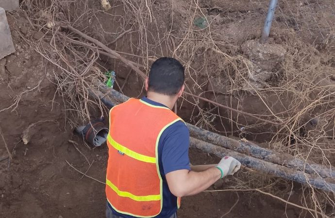 Volverá servicio del agua a colonias del norte
