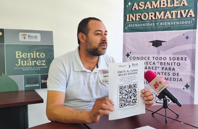 Estudiantes de prepa en Sonora recibirán beca adelantada por afectaciones de Raymond