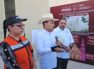 Entrega Durazo remodelación de la Catedral de Hermosillo