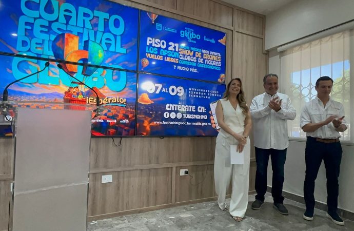 Anuncian cuarta edición del Festival del Globo en Hermosillo