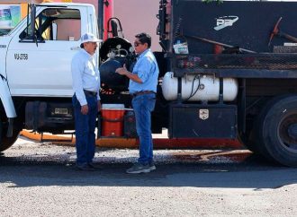 Supervisa Lamarque acciones de bacheo y obras en la ciudad