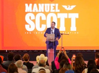 Congresista Manuel Scott rinde primer informe de actividades legislativas