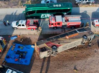Huyen conductores del autobús de Tufesa accidentado en Sonora; hay 7 muertos y 24 lesionados