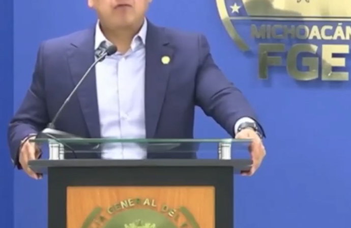 Identifican y reclaman cuerpo del asesino del alcalde de Uruapan, confirma Fiscalía de Michoacán.