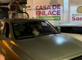 Alcaldesa Grecia Quiroz llega a Uruapan a la casa de enlace del “Movimiento del Sombrero”