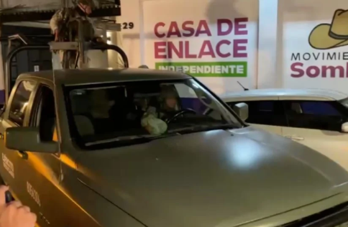 Alcaldesa Grecia Quiroz llega a Uruapan a la casa de enlace del “Movimiento del Sombrero”