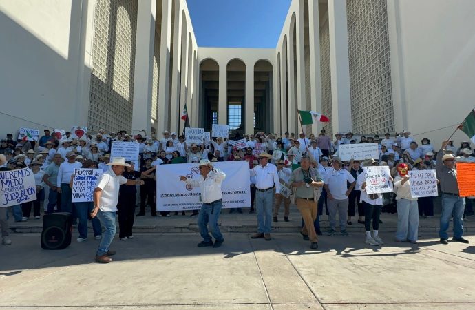 Marcha en Sonora jóvenes de la generación Z