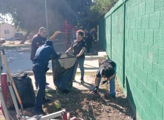 Programas preventivos realiza limpieza para recuperar áreas verdes en Cajeme