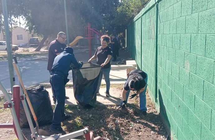 Programas preventivos realiza limpieza para recuperar áreas verdes en Cajeme