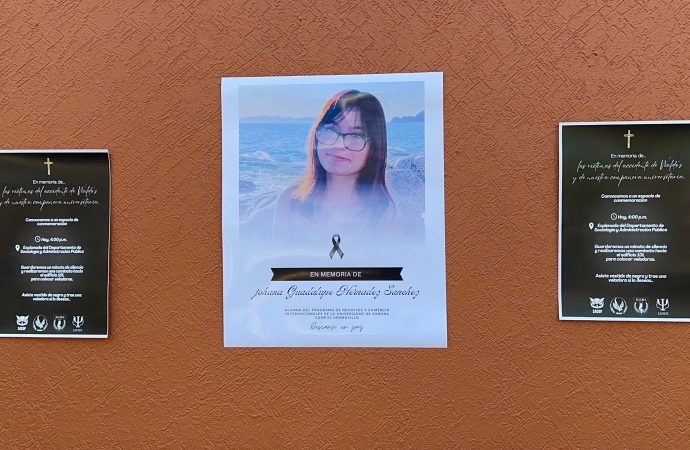 Estudiantes de la UNISON convocan a caminata por fallecimiento de Jhoana, alumna de Negocios Internacionales que falleció en el incendio de Waldo’s