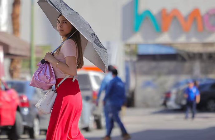 Se mantiene el calor en Sonora, con rachas de viento en la costa y un frente frio en puerta