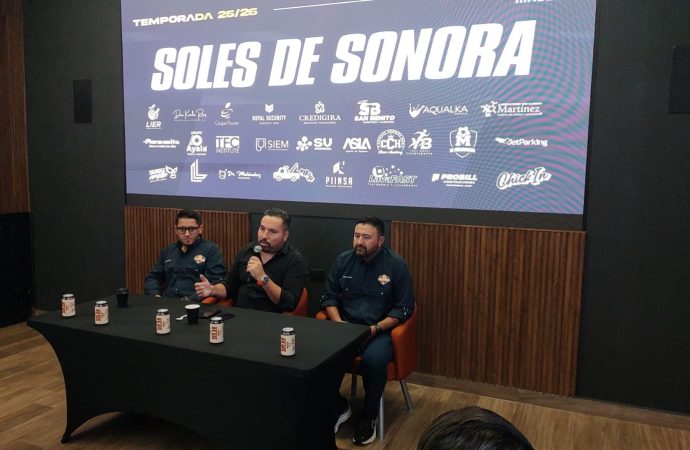 Soles de Sonora listos para arrancar la temporada 2025-2026; Debutrará en casa el 10 de enero