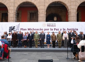 Sheinbaum presenta el “Plan Michoacán por la paz y la justicia”: 57 Mil MDP de inversión