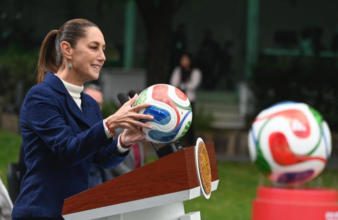 Presentan la copa mundial 2026: “Es momento de mostrar al mundo lo que es méxico”