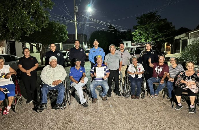 Cajeme impulsa proximidad policial: vecinos de la Morelos se organizan en comité de seguridad