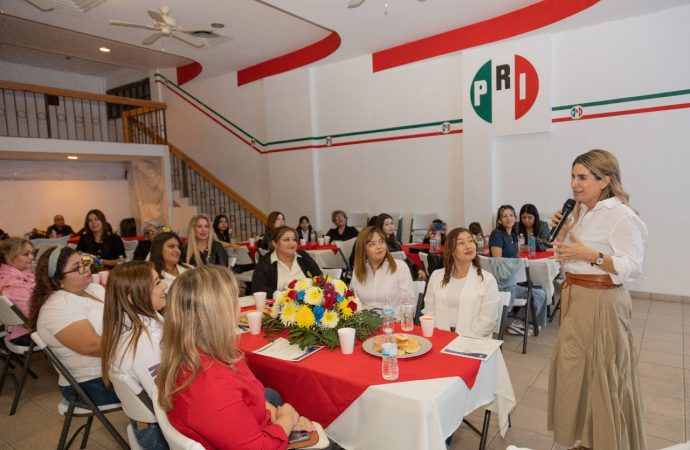 Refuerza Lupita Soto presencia del PRI en SLRC