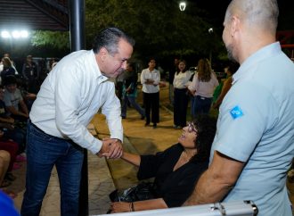 Beneficia Toño Astiazarán a familias con renovación del parque La Cachora, obra ganadora del presupuesto CRECES