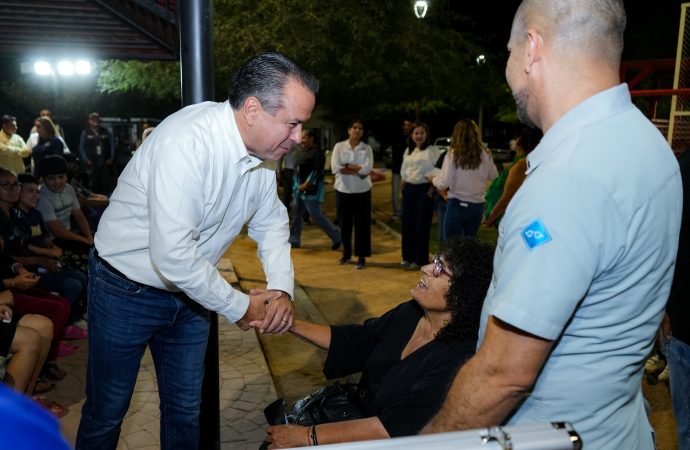 Beneficia Toño Astiazarán a familias con renovación del parque La Cachora, obra ganadora del presupuesto CRECES