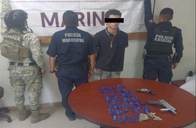 Aseguran a dos hombres con presunta droga en operativos coordinados en Cajeme