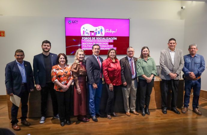 Realizan foro de parlamento para promover la participación políticas de personas con discapacidad