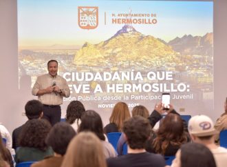 Convoca Toño Astiazarán a la participación juvenil para mejorar e innovar juntos a Hermosillo