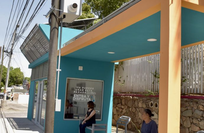 Llaman a cuidar y reportar vandalismo en paradas refrigeradas