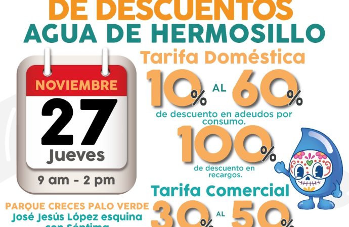 AguaH realizará jornada de descuentos en recibos de agua este jueves